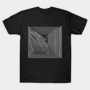 Not Perfect Visuals | Minimalist | NOptical Illusion | Triangle somewhere 2 T-Shirt